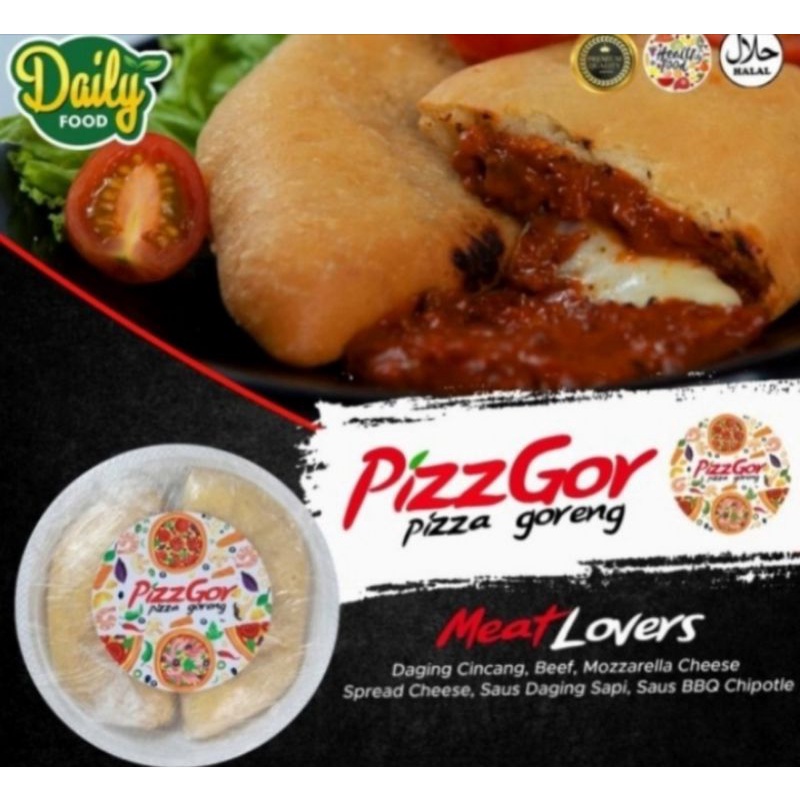 

PizzaGoreng Dengan mozarella dan spread cheese pizzgor Meat Daily