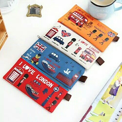 

Gilaa!!! Tempat Pensil Unik I Love London Terbatas