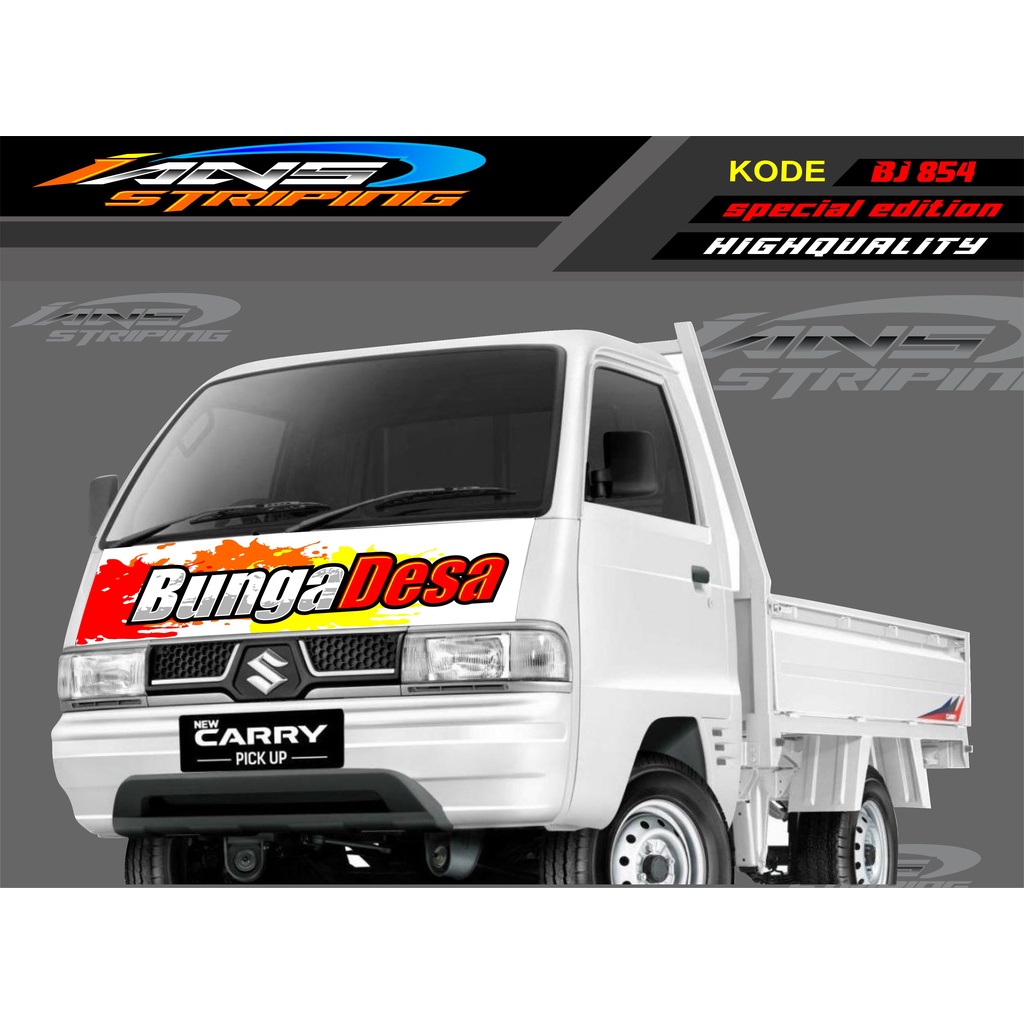 STICKER KAP MOBIL CARRY/ STIKER KABIN DEPAN MOBIL CARRY PICK UP / STICKER TERBARU