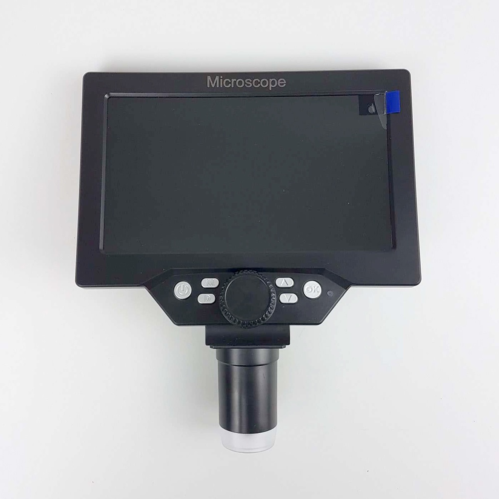 Taffware Mikroskop  Microscop Digital 12MP 1200X with Monitor &amp; Metal Stand - G1200 - Silver