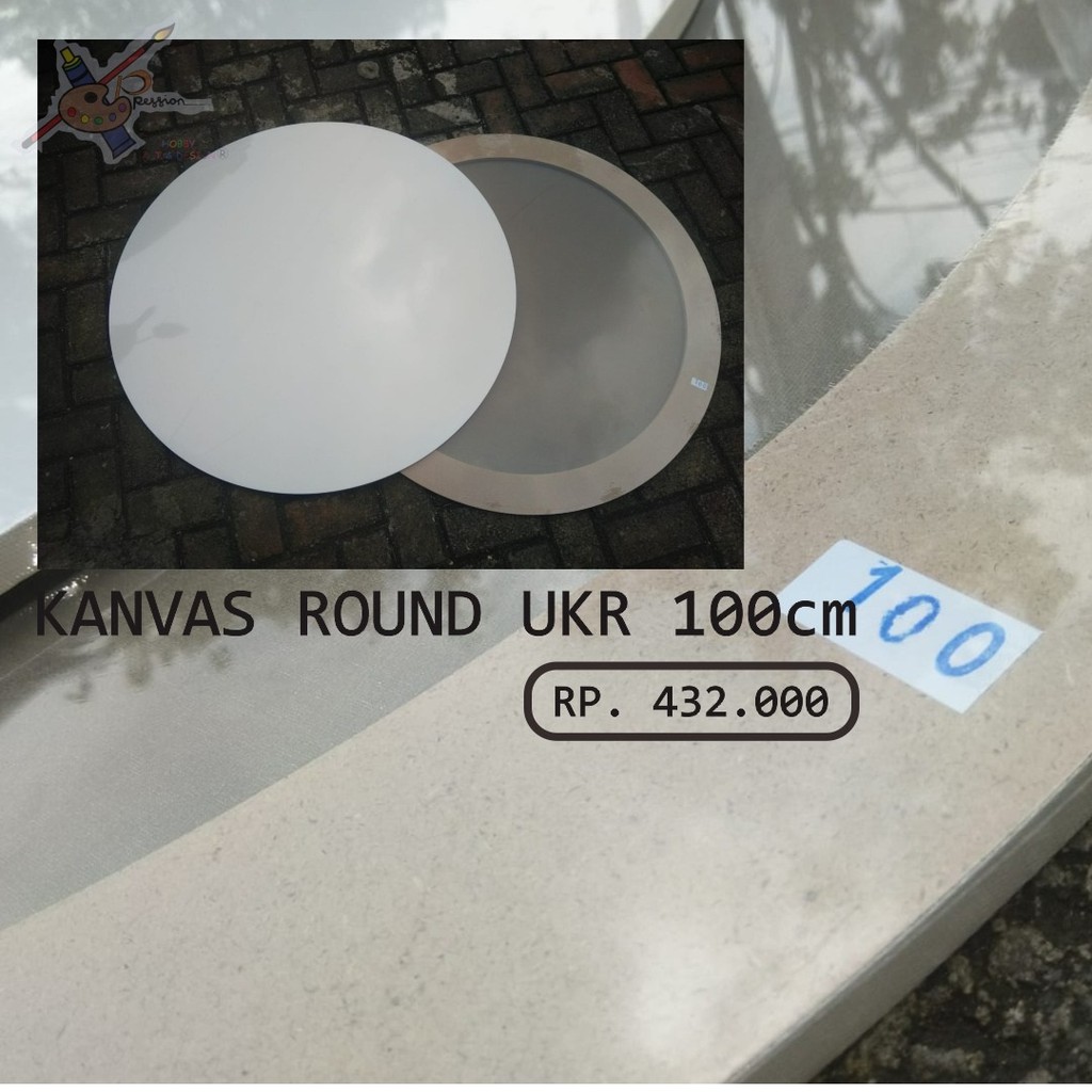 

XP KANVAS ROUND DIAMETER 100CM KANVAS LUKIS BENTUK LINGKARAN