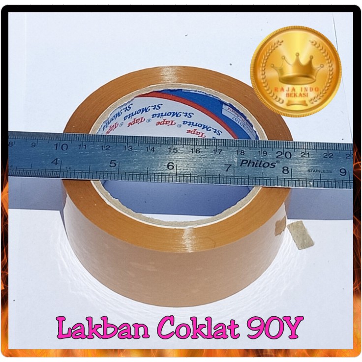 Lakban Coklat 90 Yard 45 Mm Lakban Besar St Morita Murah