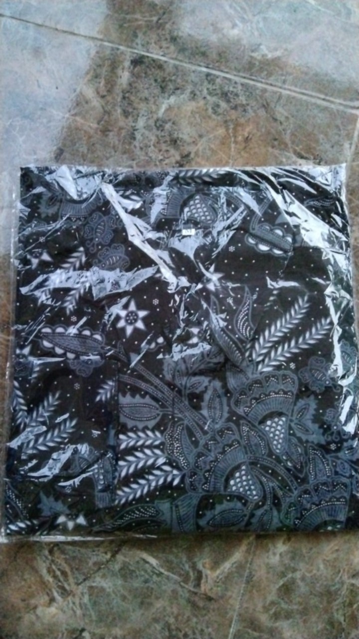 Kemeja Batik Spesial Navy / Batik Pria Lengan Panjang / Baju Batik Pria / Seragam Batik