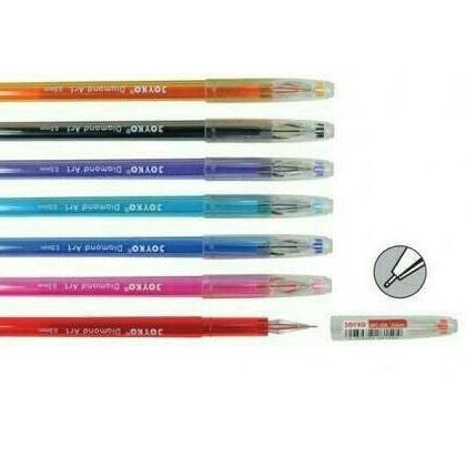 

♂ Pulpen gel Joyko diamond art set 8 warna ◄