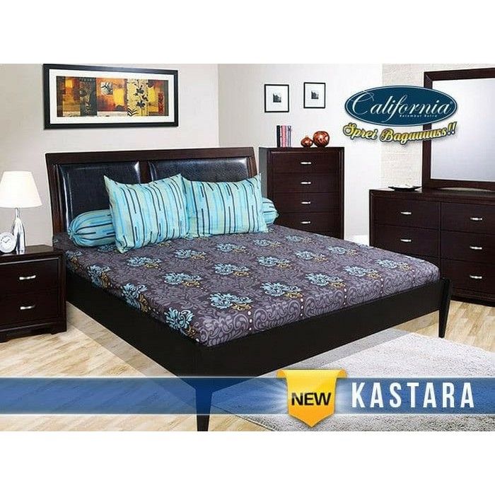 SPREI CALIFORNIA KASTARA QUEEN 160 No.2 SEPRAI BATIK CLASSIC ELEGANT A