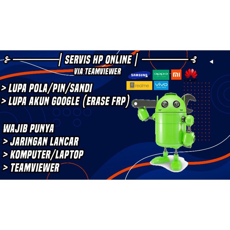 Servis Hp online via Teamviewer