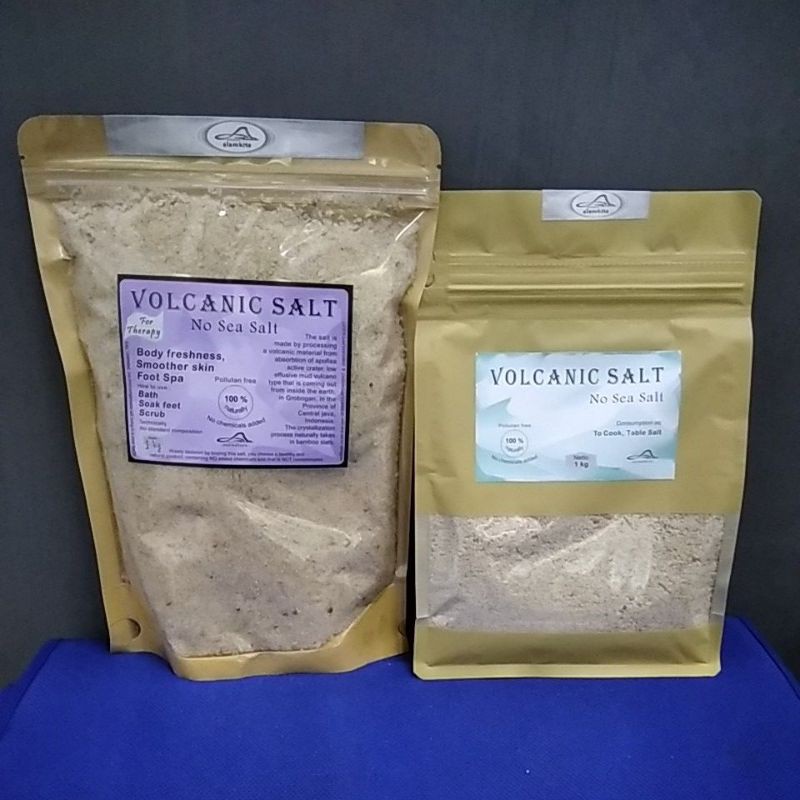 

Garam Vulkanik 1 kg | Alam Kita | 2 Varian Penggunaan