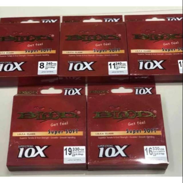 Senar pancing blood super soft igfa