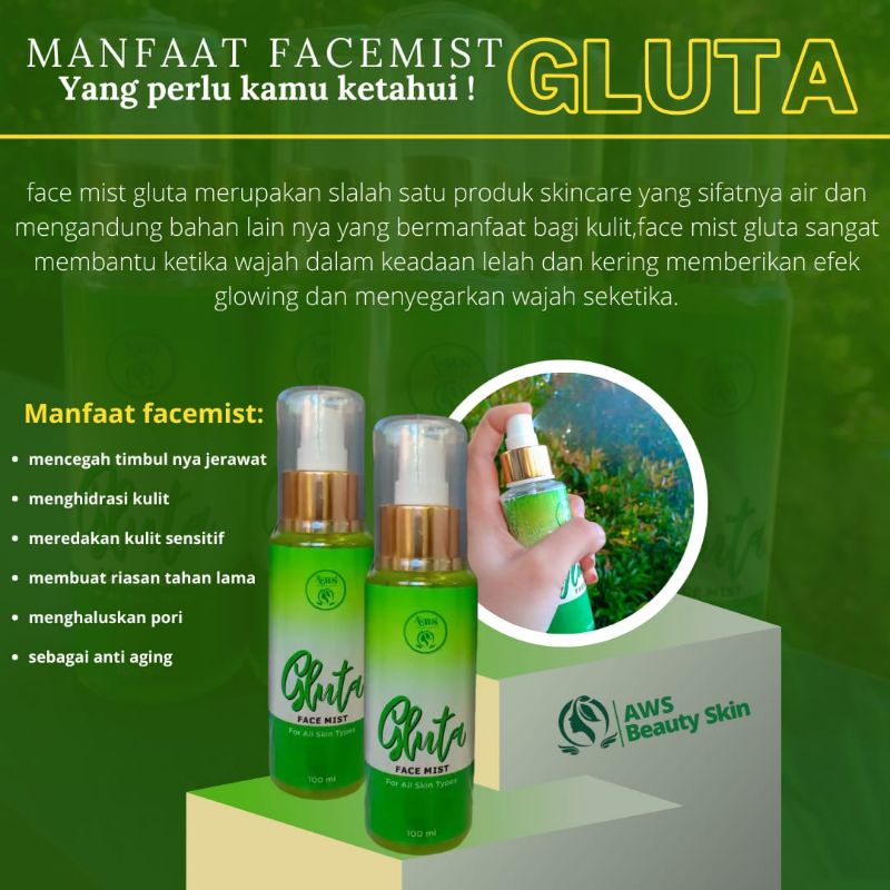 Facemist Gluta | AWS Beauty Skin