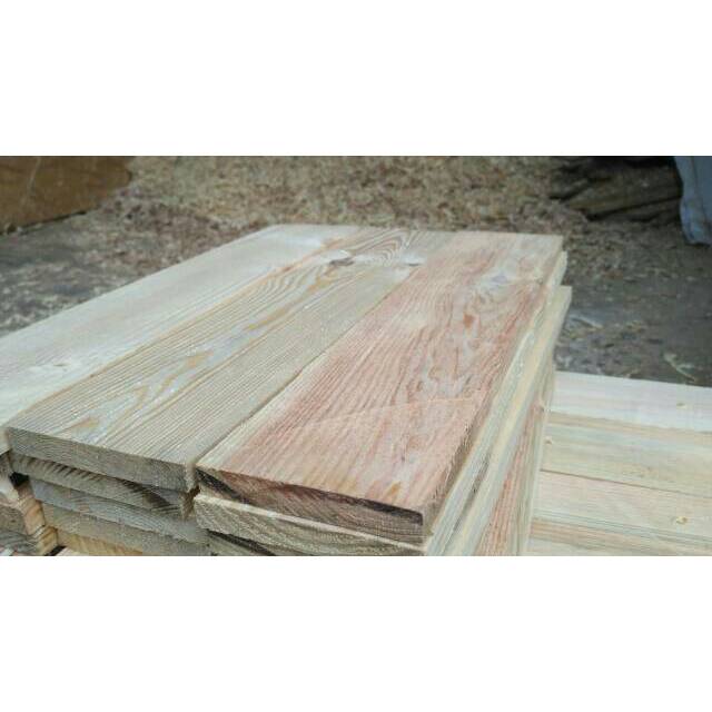 Kayu jati belanda  sudah rata tanpa lubang paku  9x41x1 5cm 