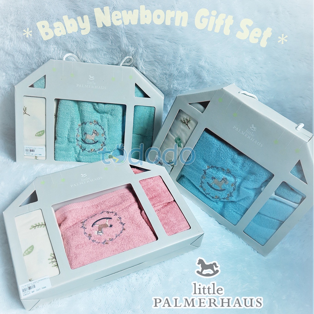 Hampers Bayi Baby Gift Set Kado Lahiran Parcel Bayi Laki-Laki Perempuan Palmerhaus Bamboo Set