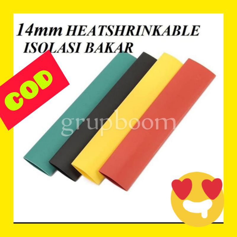 

ISOLASI BAKAR 14MM SET 8PCS HEAT SHRINK 14 MM PANJANG 80MM 4 WARNA SET