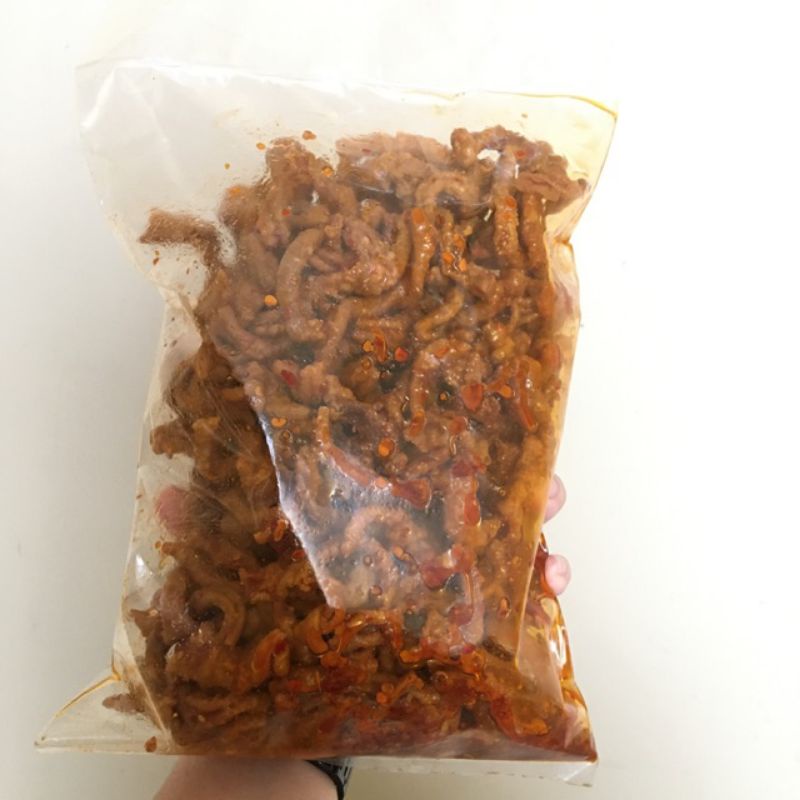 usus ayam crispy pedas