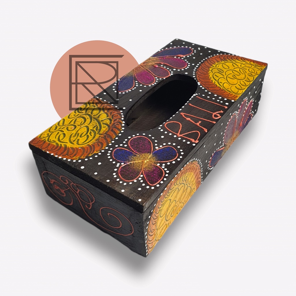 Kotak Tisu Antik Souvenir Khas Bali / Kotak Tissue Kayu
