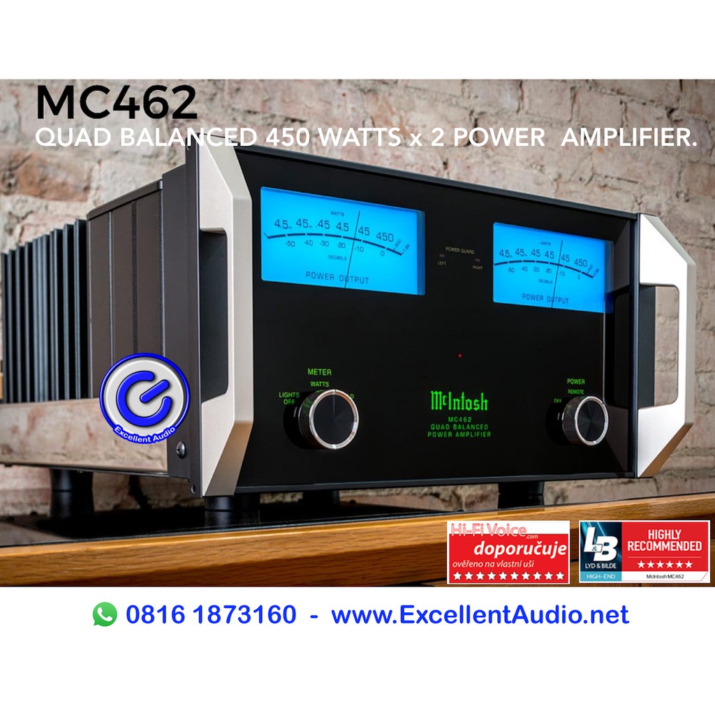 McIntosh MC462 Stereo power amplifier