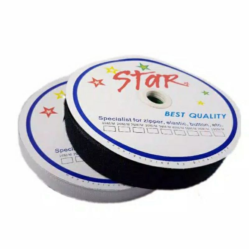Velcro/Magic Tape 2cm Halus dan Kasar