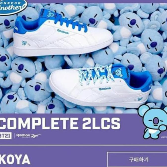✨Top❤️ sneakers wanita murah ( TERMURAH ) SEPATU REEBOK BT21 KOYA ( BLUE ) STOK-TERBATAS