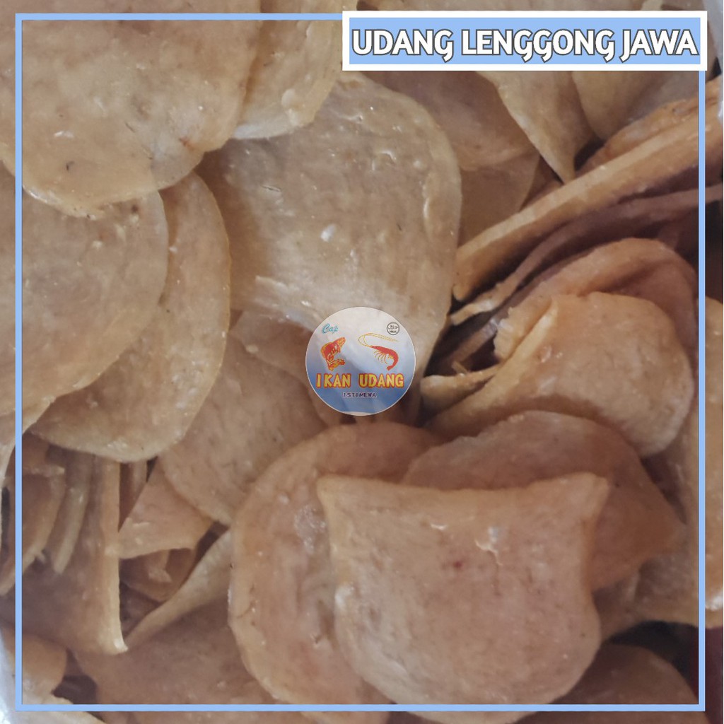 

[ 5kg ] Kerupuk / Krupuk Mentah / Krecek Udang Cap Lenggong Jawa / Keripik