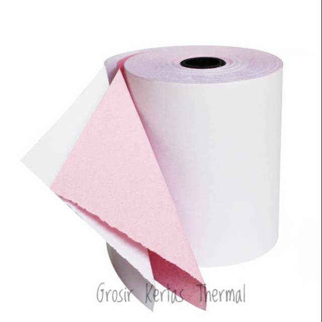 

Kertas Struk HVS Ukuran 75 mm x 60 mm 2 Ply - 2 Rangkap ( Isi 10 roll )