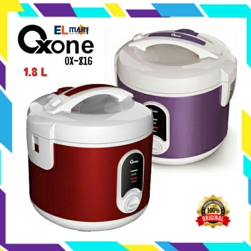 OXONE rice cooker MARS 1,8L OX 816 - OX816 penanak nasi oxone 1,8 liter