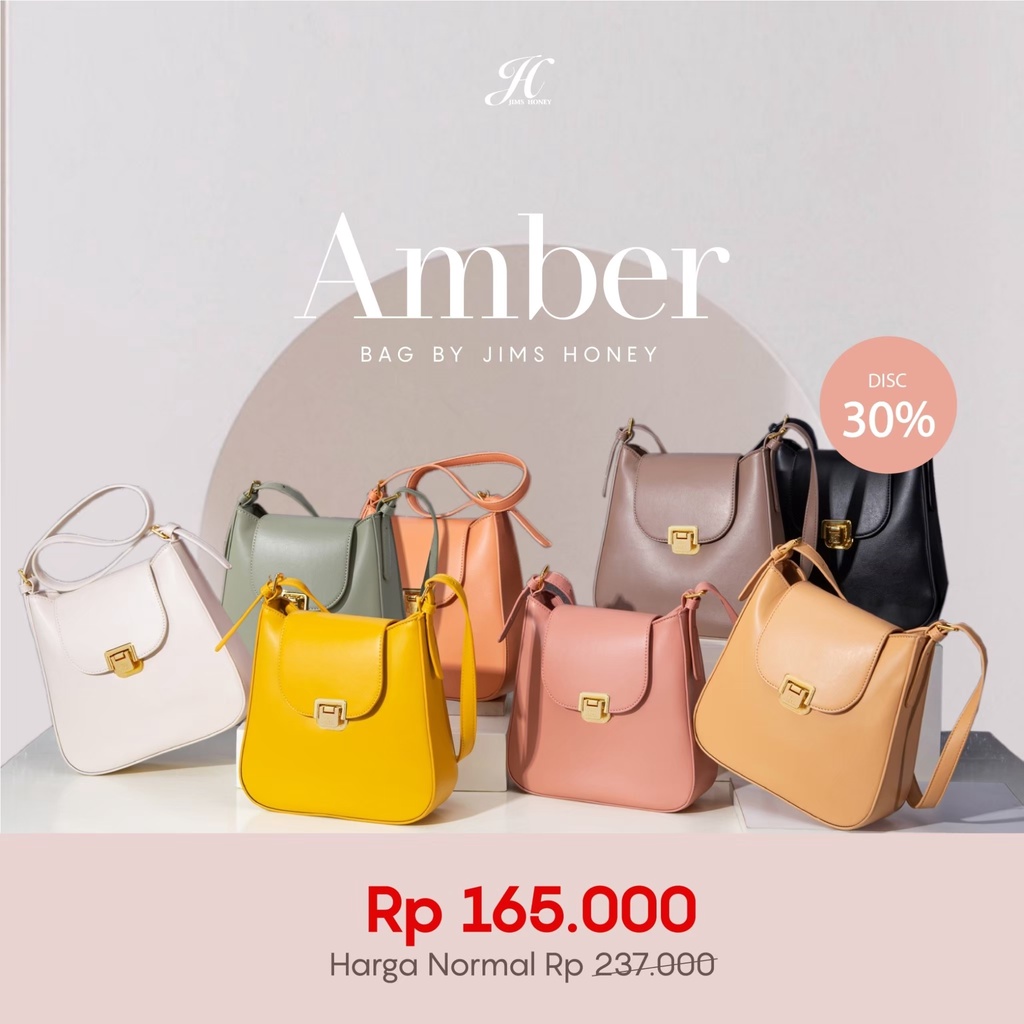 JIMSHONEY AMBER BAG TAS SELEMPANG WANITA FREE EXCLUSIVE BOX JIMS HONEY ORIGINAL