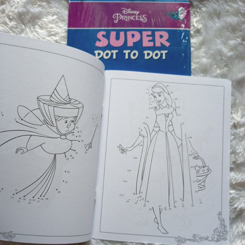 Buku Aktivitas Anak - Disney Princess - Super Dot To Dot