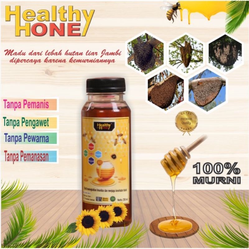 

Madu Asli Murni Hutan Jambi Healthy Honey 250ml