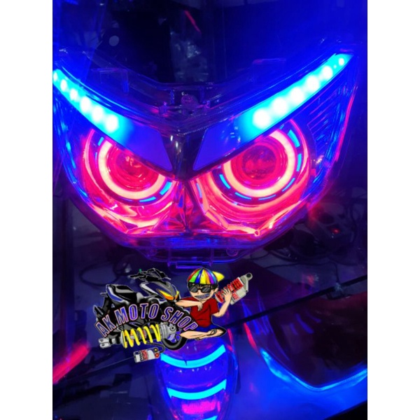 lampu depan headlamp set projie yamaha nmax old