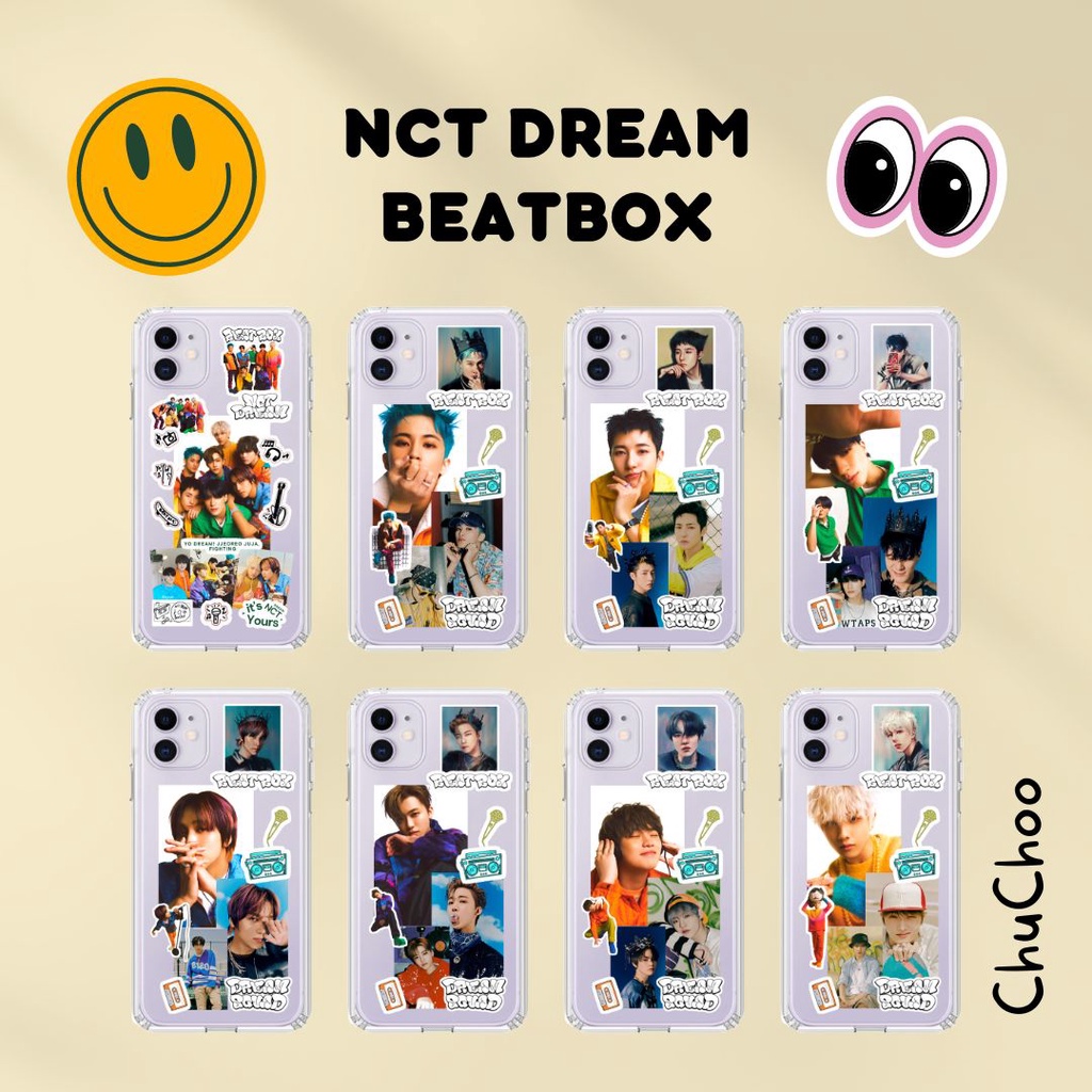 ChuChoo DIY Phone Case NCT Dream Beatbox Mark Renjun Jeno Haechan Jaemin Chenle Jisung
