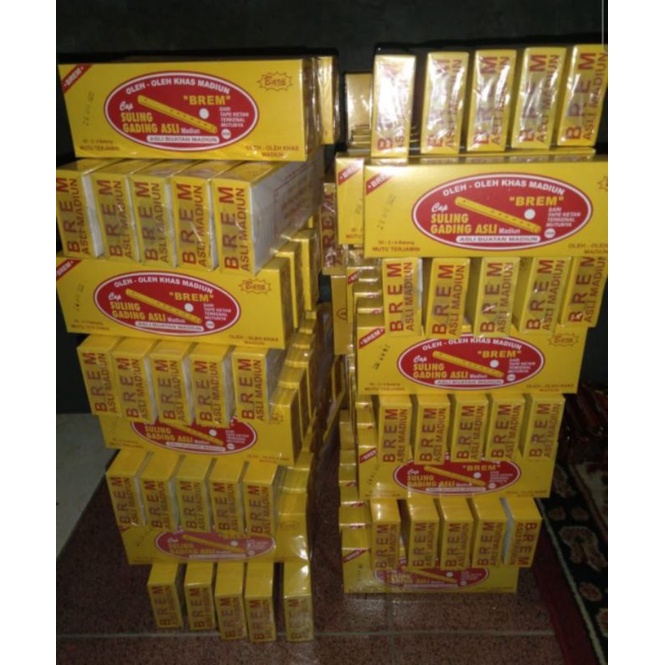 

brem oleh oleh khas madiun cap suling gading asli madiun