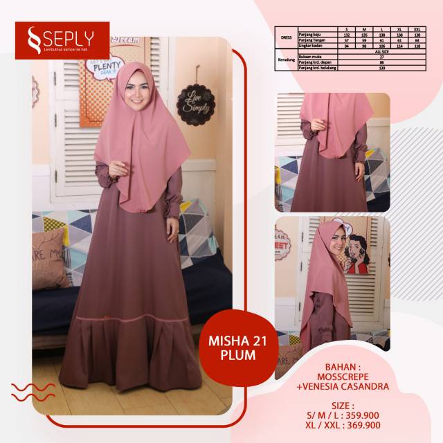 Seply misha 21 ( ada 3 pilihan warna)