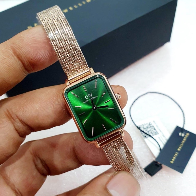 JAM TANGAN ORIGINAL QUADRO PRESSED MELROSE ROSEGOLD COD