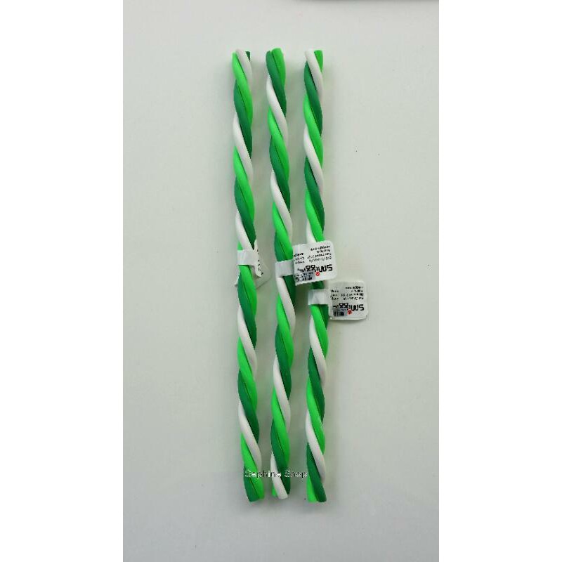 

SMIGGLE SCENTED JELLY TWIST ERASER GREEN PENGHAPUS PENSIL KAYU BENTUK KEPANG 3 WARNA
