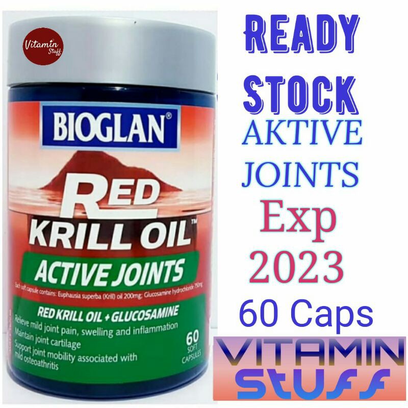 Jual Bioglan Red Krill Oil Active Joint 60 Kapsul Shopee Indonesia