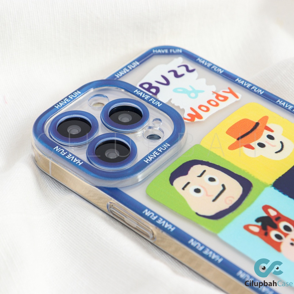 Soft Case Vivo Y12 Y15 Y17 Y91 Y93 Y95 Y91C Y12S Y20 Y21 Y30  Cartoon Snoopy and Toy Story Full Lens Cover