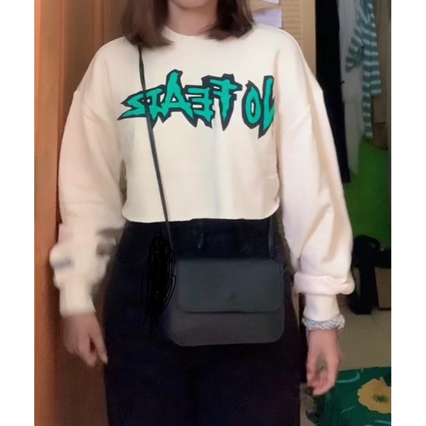 sweater crop H&M no fear