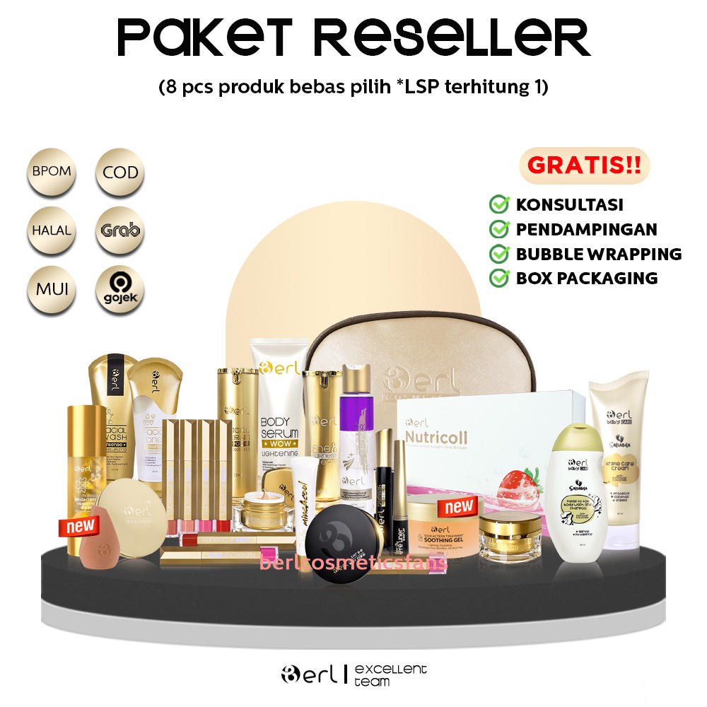 Paket Reseller B erl Cosmetics