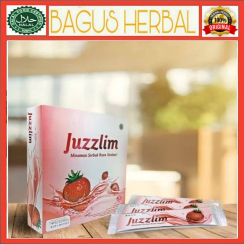 

JUZZLIM MINUMAN SERBUK RASA STROBERI 1BOX ISI 10 SACHET