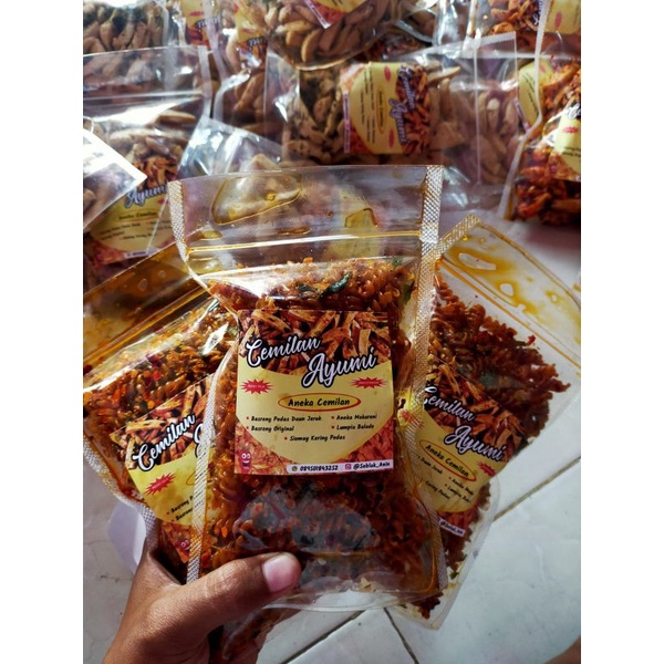 

Makaroni spiral murah pedas daun jeruk