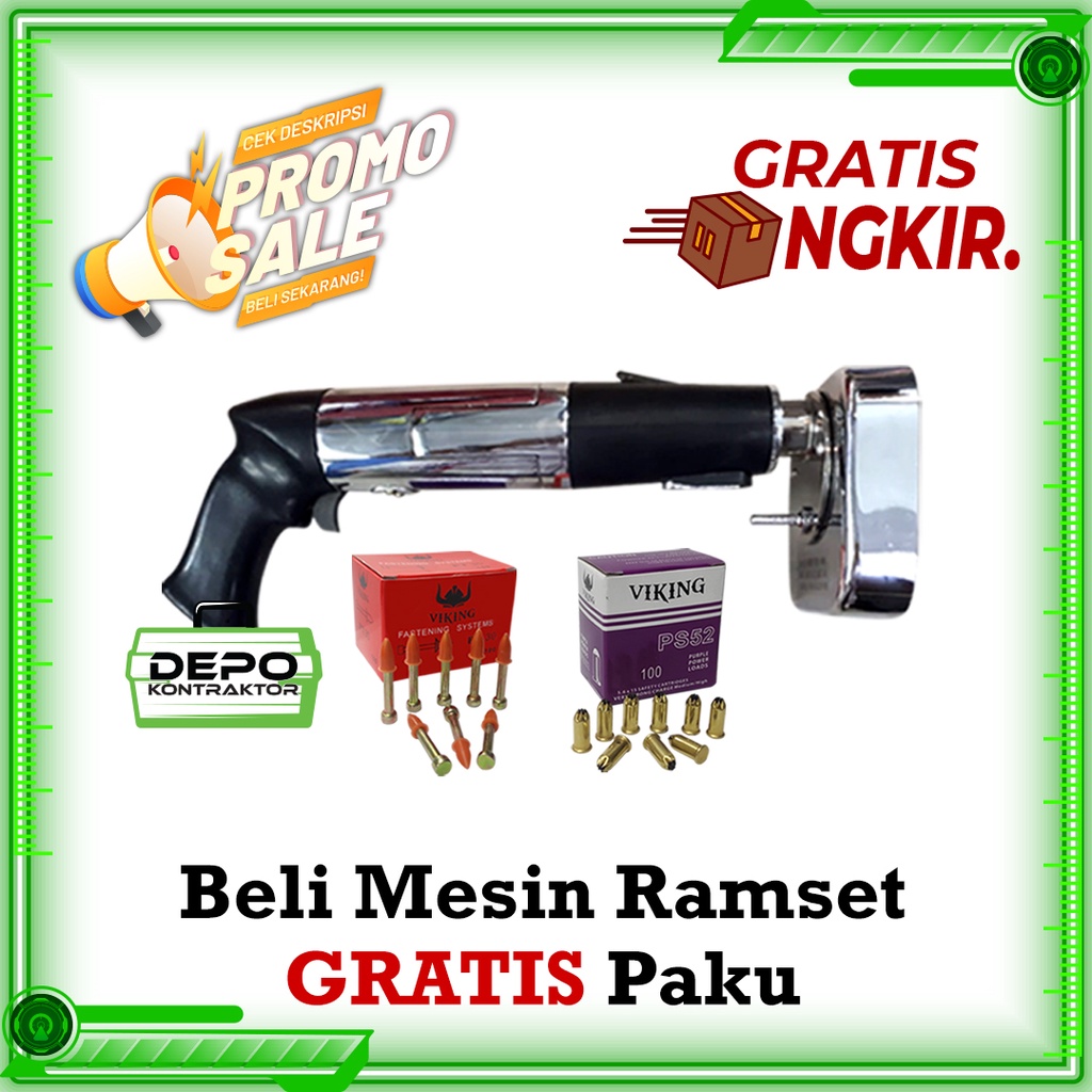 Jual Sale Beton Fastening Gun Mesin Paku Tembak Ramset Gun Zg Shopee Indonesia