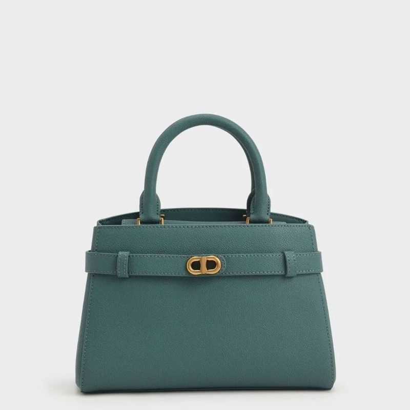 7.7 SALE | CK Aubrielle Metallic-Accent Belted Bag