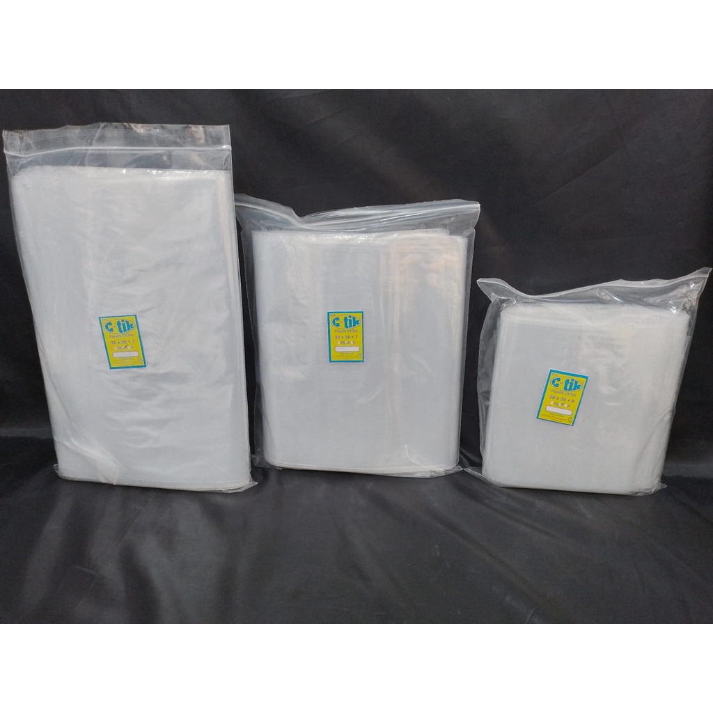 

Klip Plastik Plong uk 20/28/30/35 Bening C-tik / Ctik Isi 100 Pcs