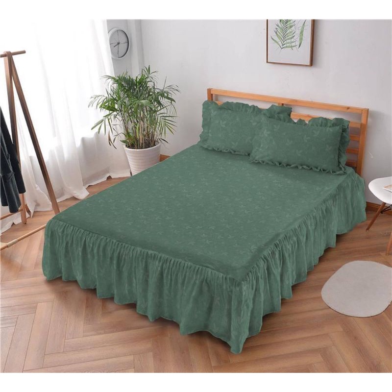 Sprei Embossed dluxe Ivy 180 x 200 rumbai#sprei kintakun rumbai 180 x 200# sprei 180 x 200