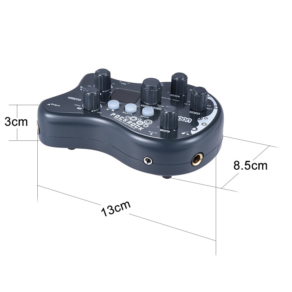 PROMO  AMMOON PockRock Processor Efek Gitar Elektrik 15 Varian  TERLARIS