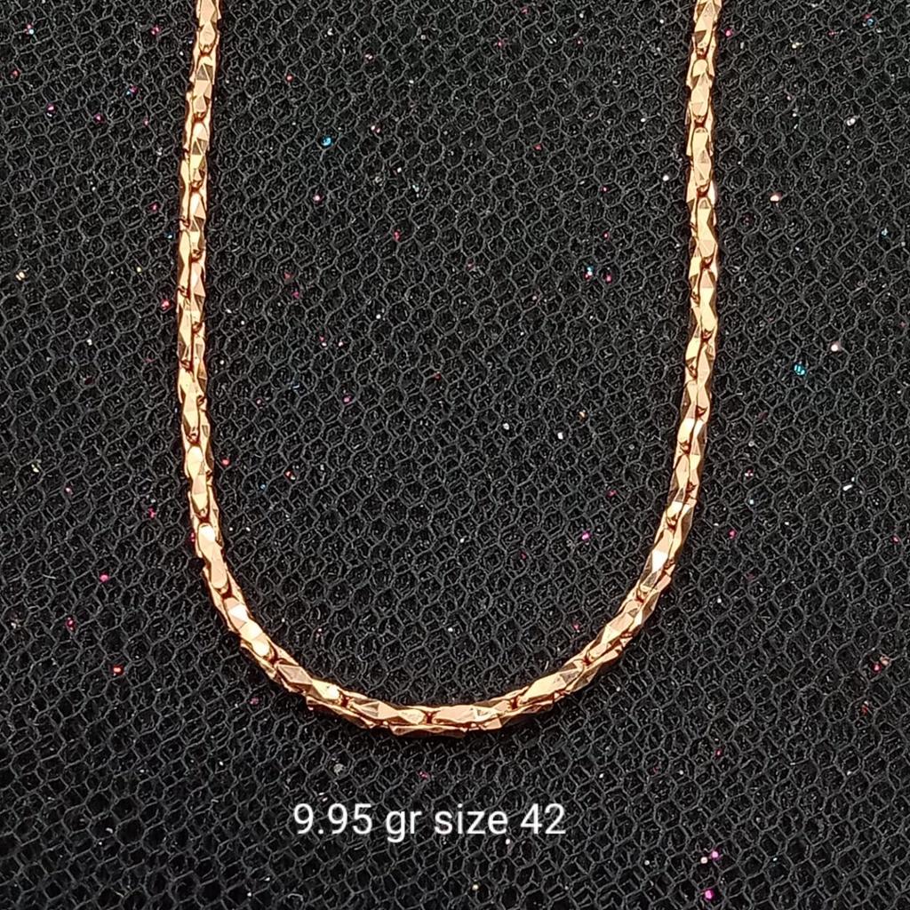 Kalung Emas 17K - 9.95 gr Kadar 750 - 39