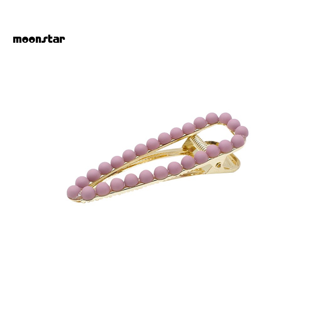 Jual 1Pc Jepit Rambut Bobby Pin Bentuk Bulan Sabit untuk Wanita Terlaris