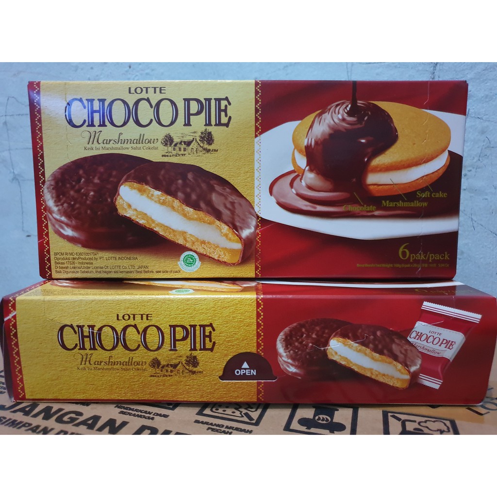 

LOTTE CHOCO PIE 168 GR MARSHMELLOW BISKUIT COKLAT | MAKANAN RINGAN | SNACK | CEMILAN MURAH