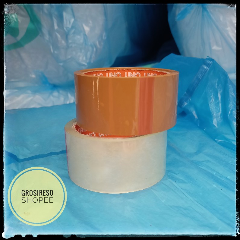 

LAKBAN BENING / COKLAT SUPER MURAH 45mm x 50Yard IPS Solatip Plakban