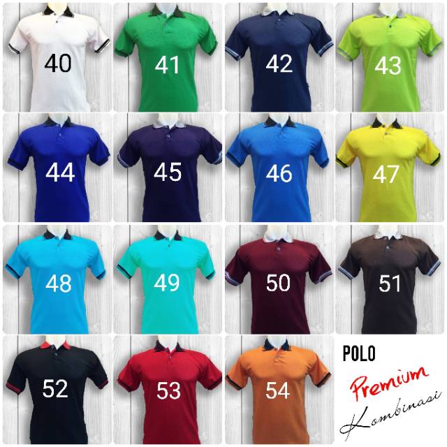 KAOS POLO HARGA PROMO  S-M-L-XL-XXL-XXXL/ POLOSHIRT / KAOS KERAH / KAOS POLOS / LAKOS /