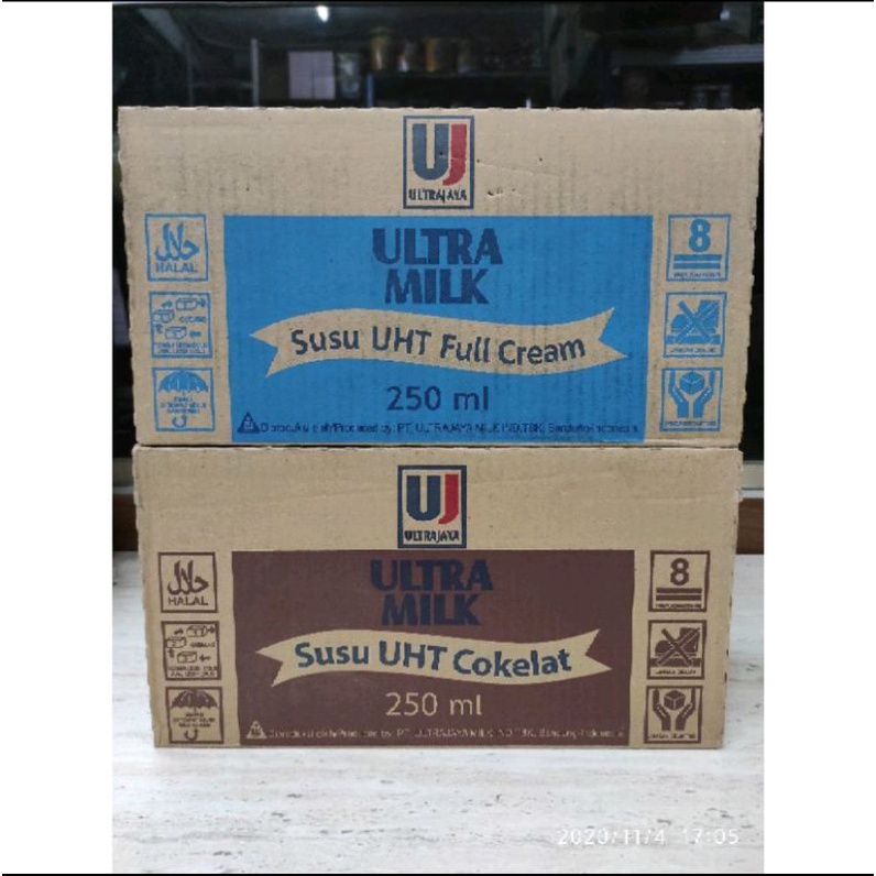 

Susu Ultra Full Cream - 250 ml - 1 DUS ISI 24 pcs